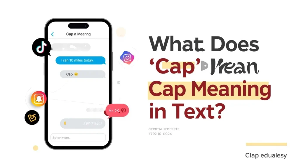 What Does Cap Mean in Slang? Text & Chat Meaning