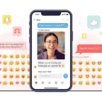 Illustration of a smartphone showing a chat message saying “That meme is crack 😂” with laughing emojis and social media icons around it, representing the slang meaning of “crack” as something very funny in online conversations.