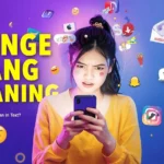 Person looking embarrassed while reading a phone message that says “That’s so cringe,” with social media icons and bold text “Cringe Slang Meaning – What Does Cringe Mean in Text?”.