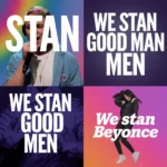 Young social media user excitedly commenting “I stan this!” on a smartphone post, illustrating the slang meaning of “stan” as strongly supporting or being a big fan in online chats and social media.