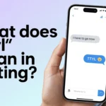 Smartphone chat showing “TTYL” as a reply meaning “talk to you later,” illustrating its use in texting and casual online conversations.