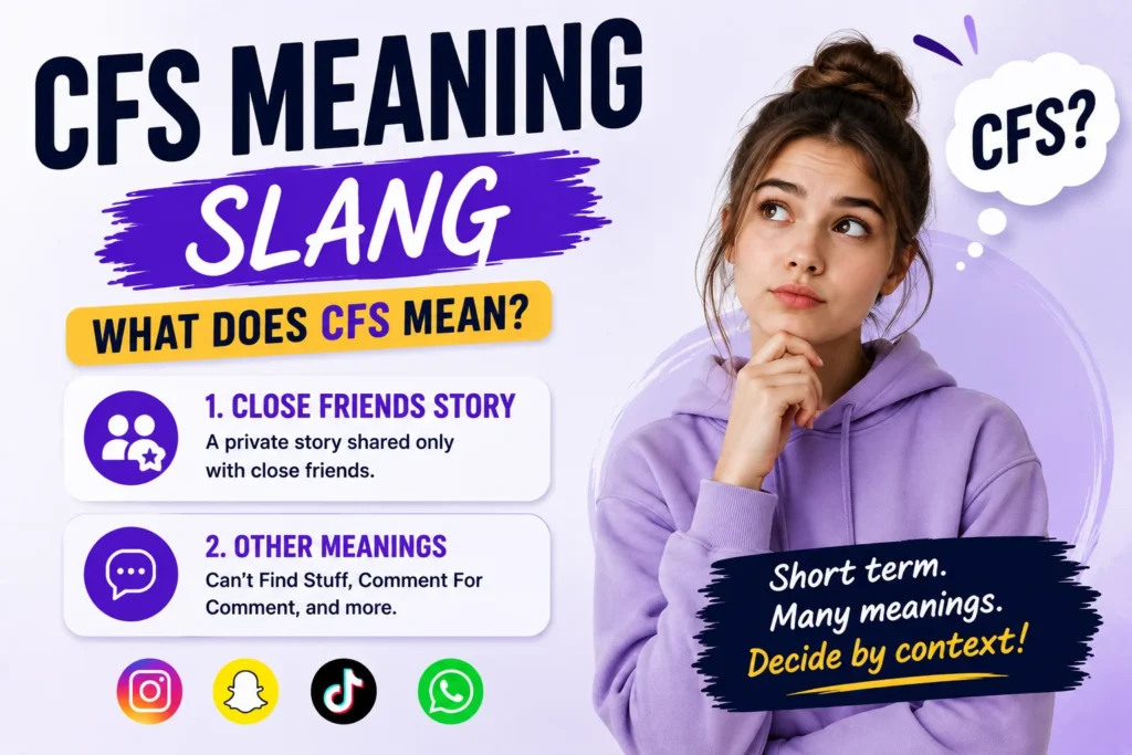 CFS slang meaning