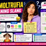 Colorful featured image for “Chimoltrufia Meaning Slang” showing a confused but funny-looking character with chat bubbles and social media icons, representing the quirky internet slang term and its meaning in texting culture.
